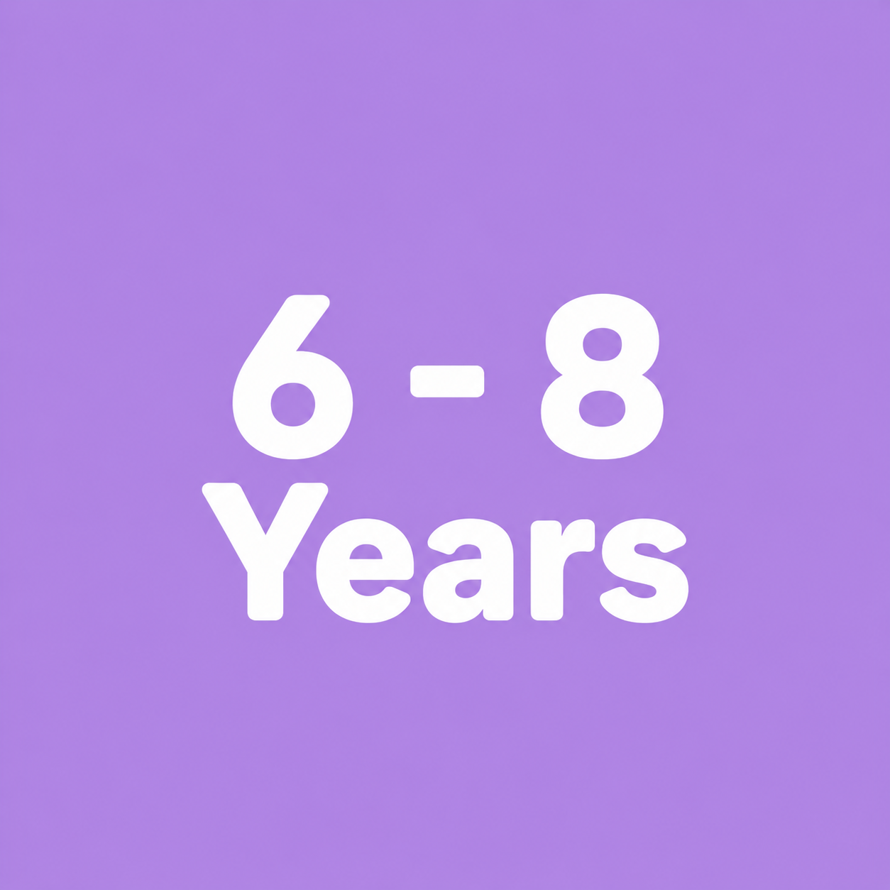 6-8 سنوات